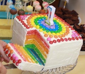 Rainbow cake